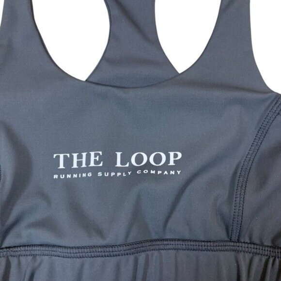 The Loop Running Supply Co. Gray Sports Bra Small Racerback Activewear - Picture 3 of 4
